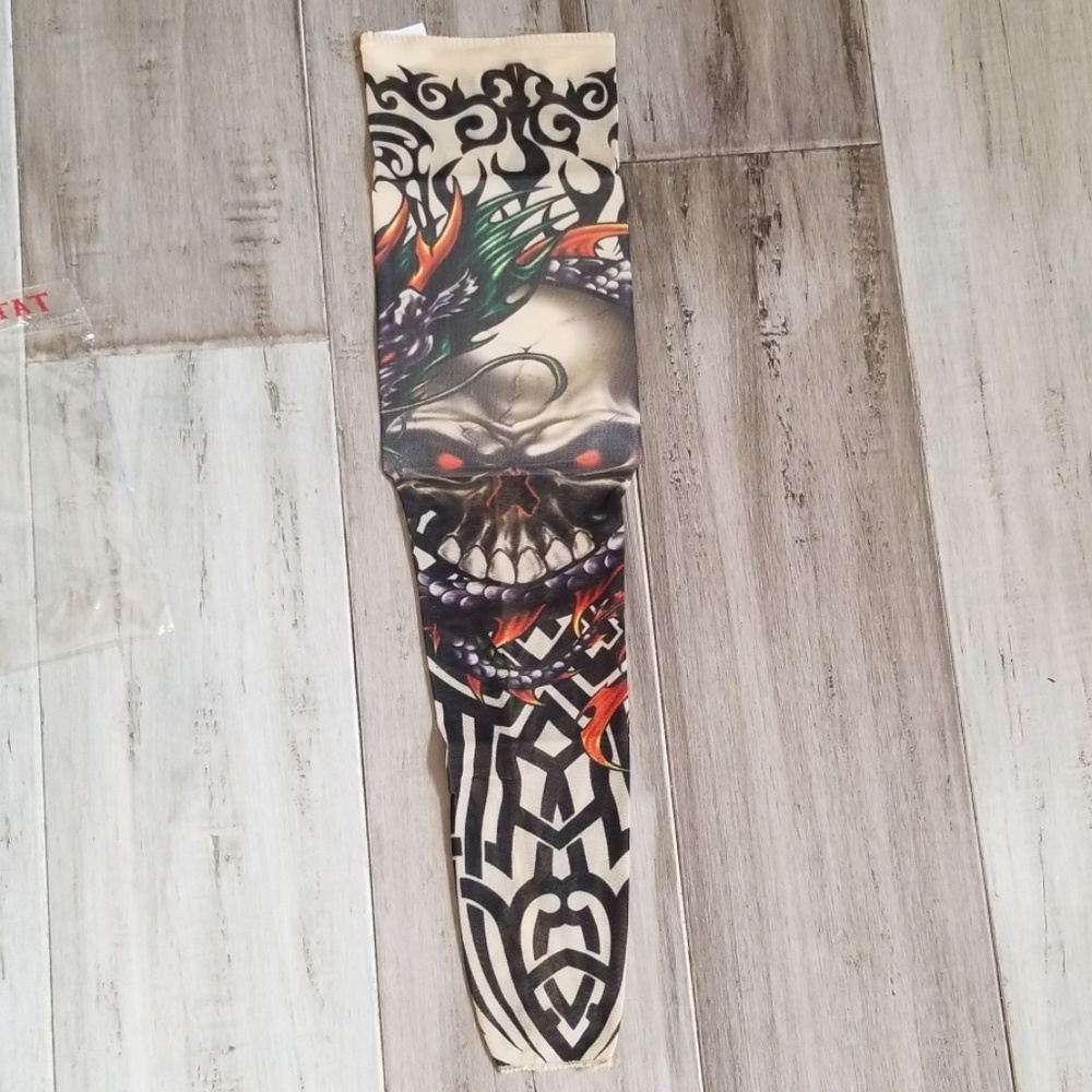 3 for $15 NWT Tribal Skull Tattoo Sleeve
